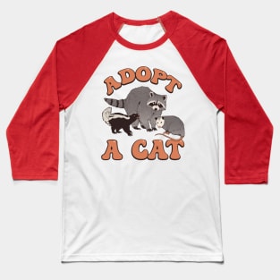 Adopt A Cat Baseball T-Shirt